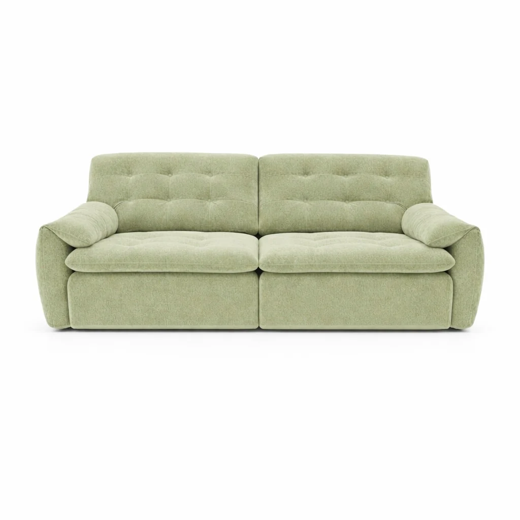 C68F45E3-4CA7-4E6E-B493-AB6A0EC5334D Tiffany-chenillesohva (jatkettava) - Image 1